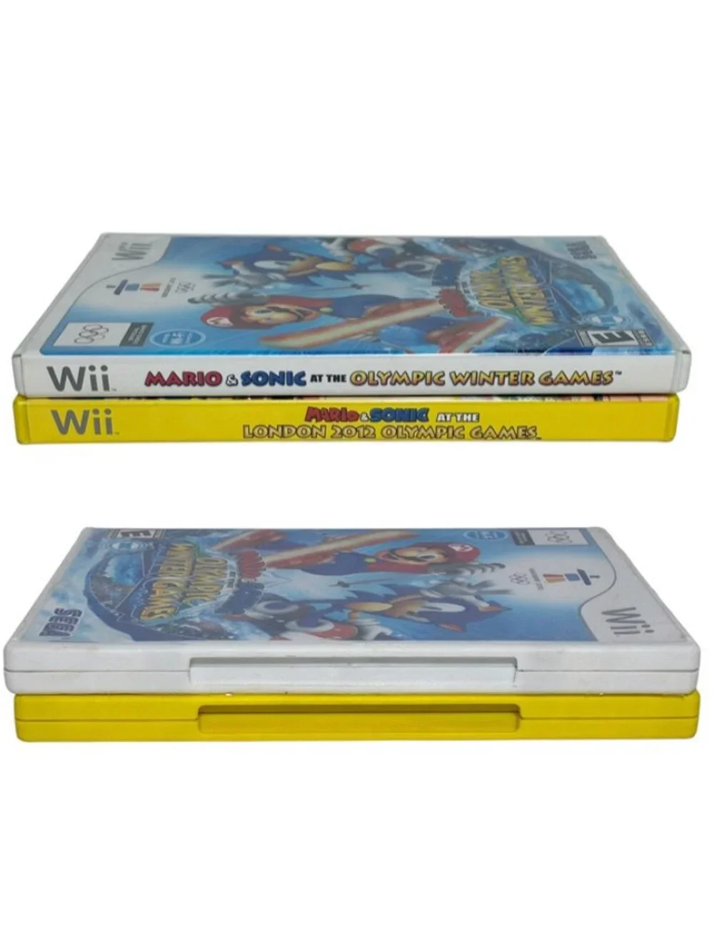 Mario & Sonic London 2012 Olympic Games & Winter Games Wii CIB Complete Tested